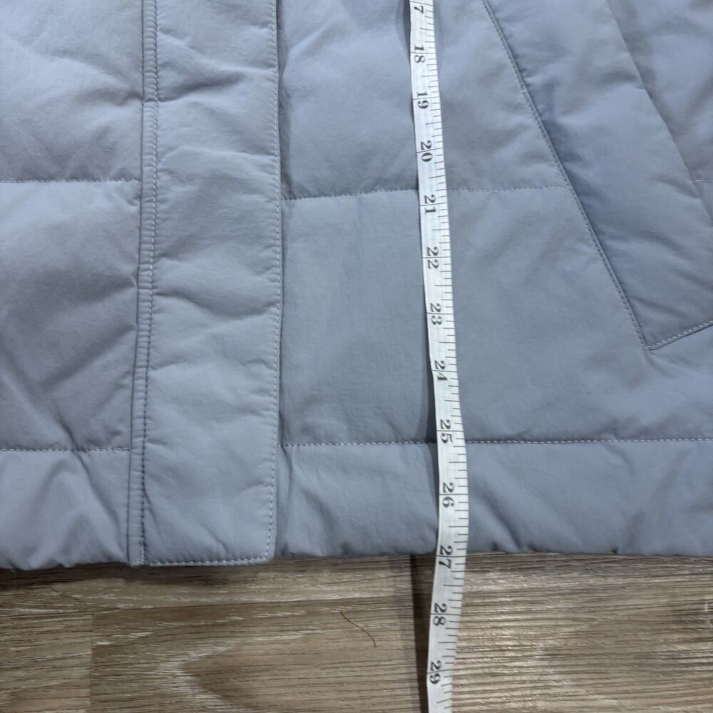 Everlane Puffer Vest Womens Size XS Nyle Quilted, Black & Gray Colorblock - Picture 6 of 9